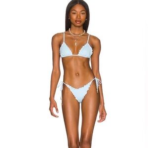 L*Space light blue Maggie top and Roger bottom NWT! Size small